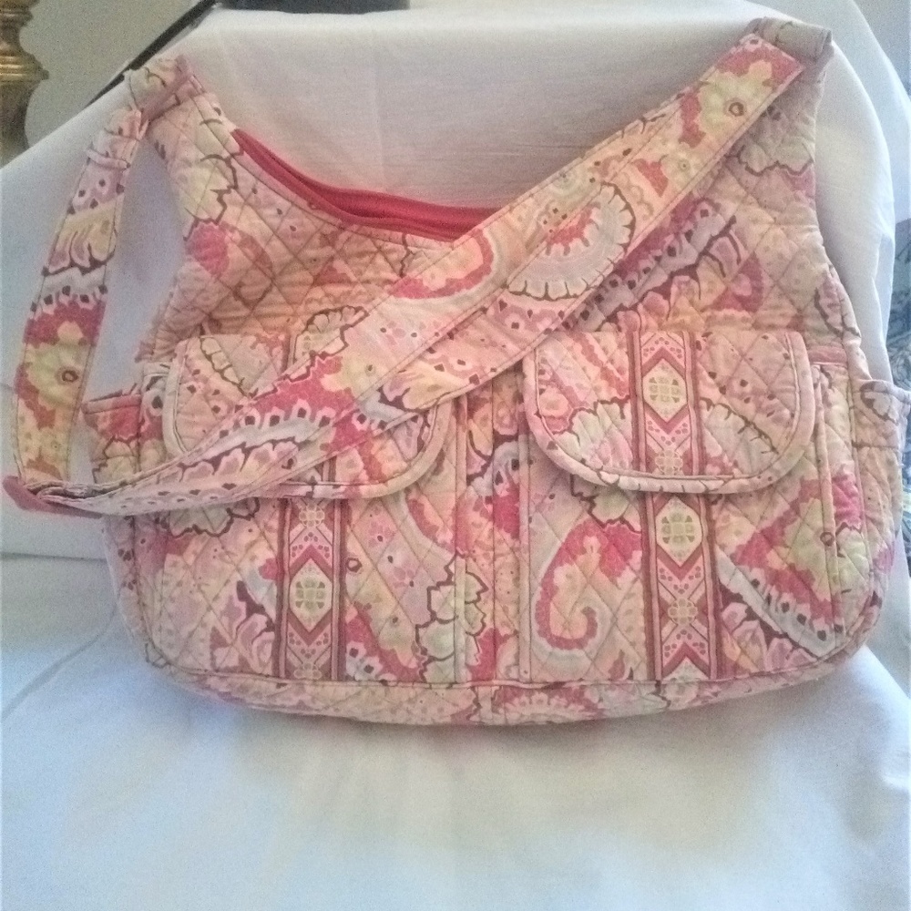 Vera Bradley Capri Melon iconic On-The-Go EUC